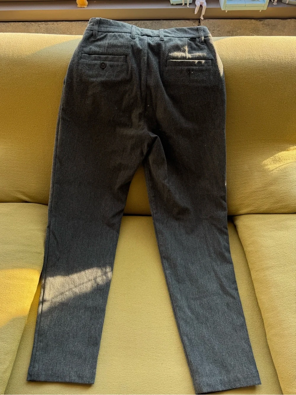 Frank & Oak Dark Gray Pleated Men’s Trousers 28”